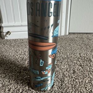Starbucks Silver Los Angeles Travel Tumbler